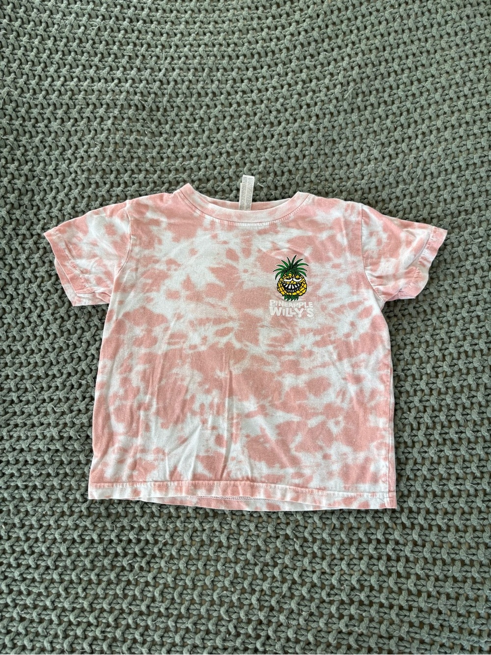 pineapple willys PCB tie dye tee for toddler
